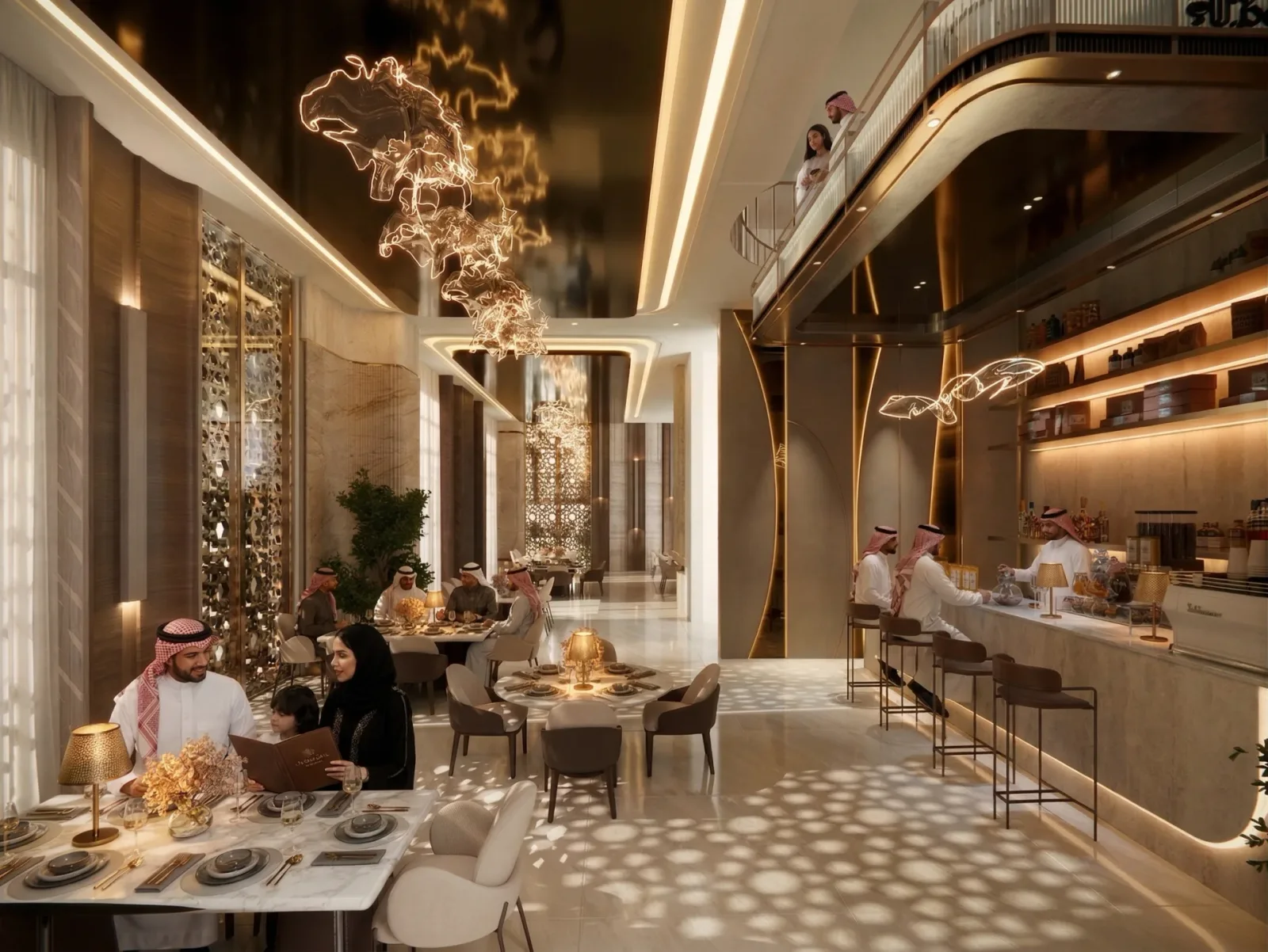 Main Hall & Restaurant · M-P01 — PCG project visualization