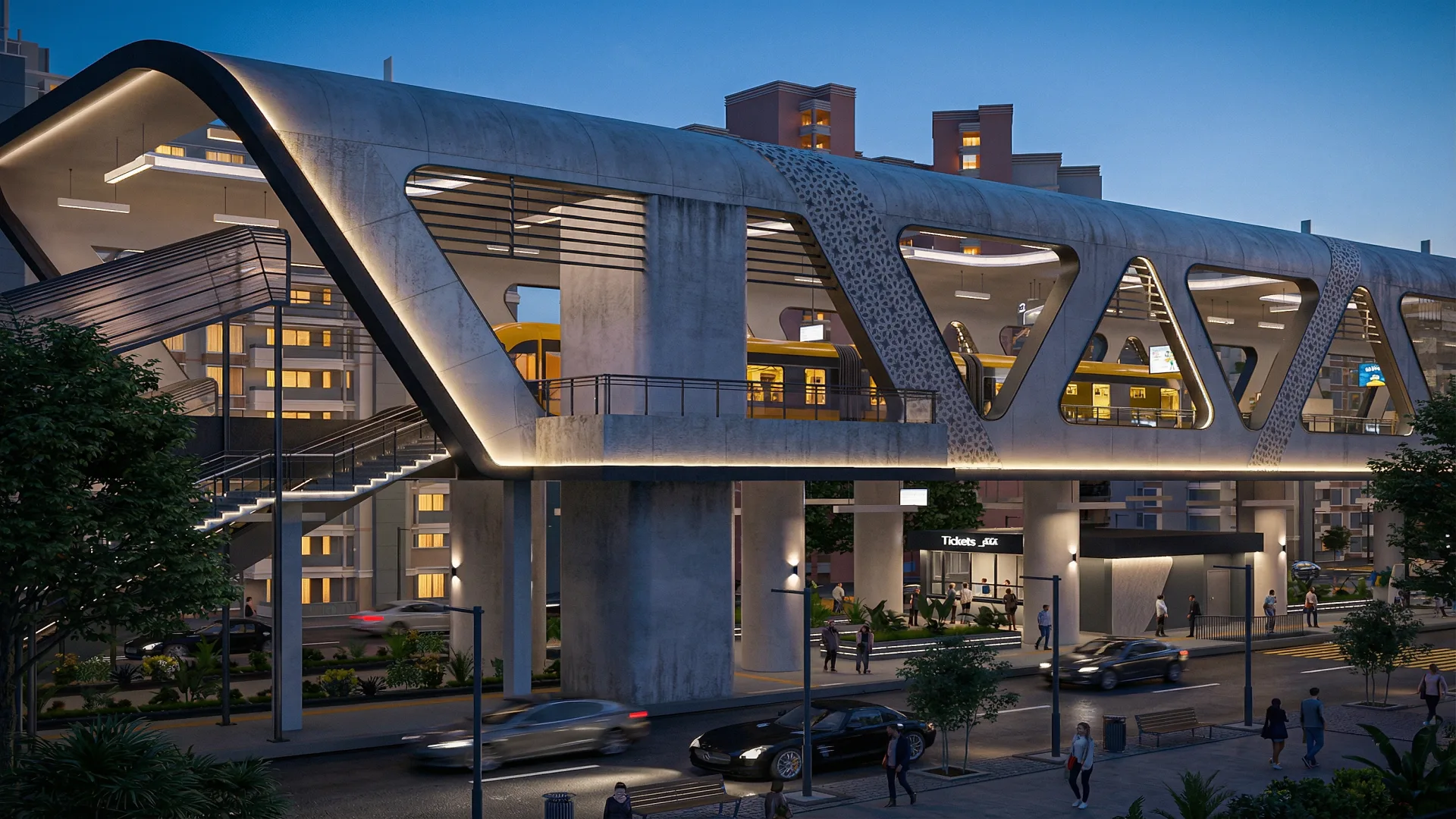 ALEXANDRIA TRAM STATIONS